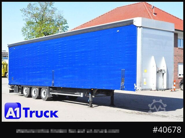 Åben sættevogn med presenning SCHMITZ SCB  24, Mega, Speed Curtain, VDI 2700, deutsche Zulassung