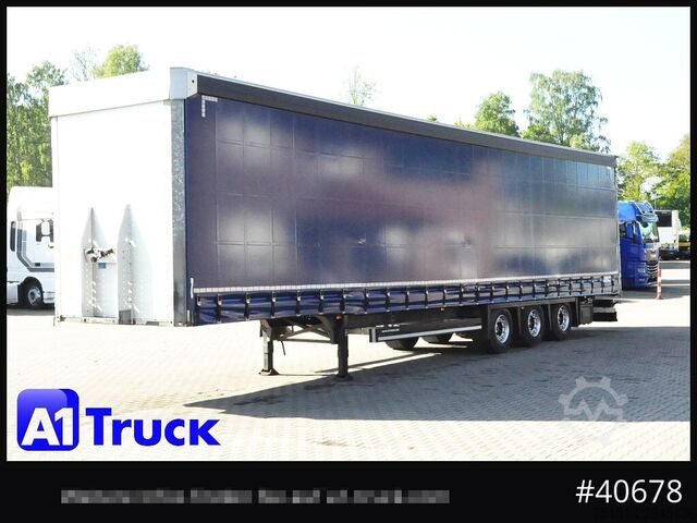 Åben sættevogn med presenning SCHMITZ SCB  24, Mega, Speed Curtain, VDI 2700, deutsche Zulassung