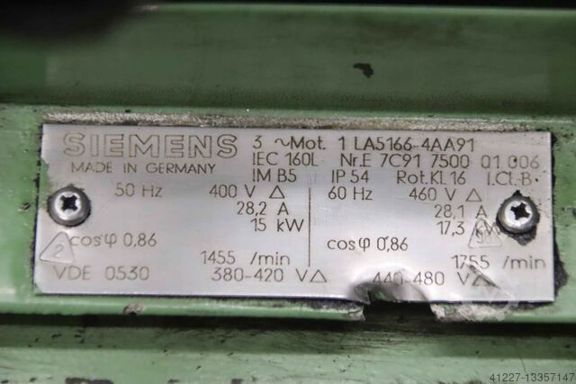 Elektrik motoru 15 kW 1455 rpm Siemens 1 LA5166-4AA91