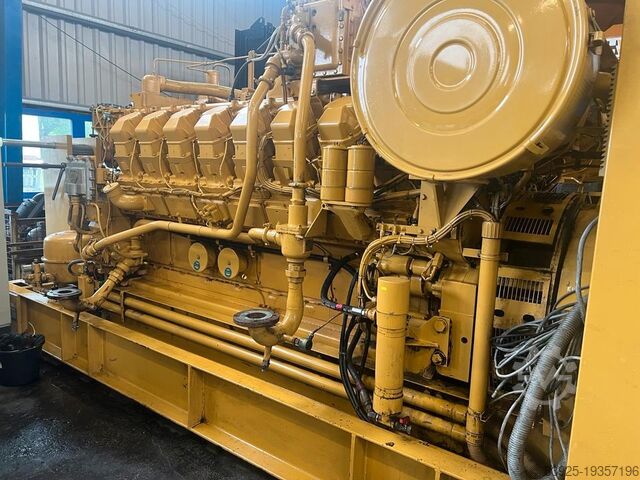Emergency generator Stromaggregat Caterpillar gas 3516 Notstromaggregat Cat 1300 KVA