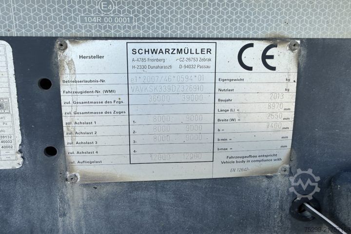 Kippers oplegger Schwarzmüller SPA 3/E Kipper / Swiss-Vehicle