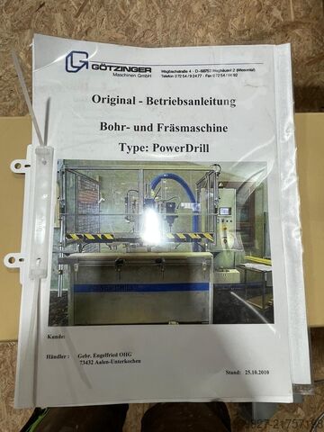 Mașină de găurit și frezat Goetzinger Powerdrill BK2