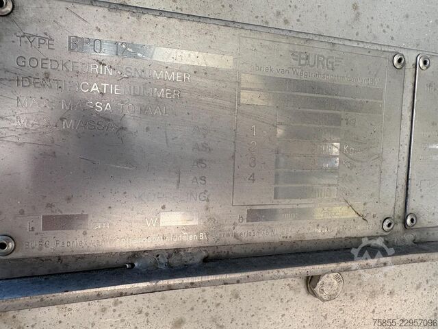 Tartály Burg BPO 12-27 ZGZXX 32600 Ltr / 3 Kammer / Chemie L...