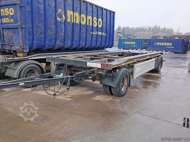Remorcă container ABROLL Hüffermann HAR 18.70