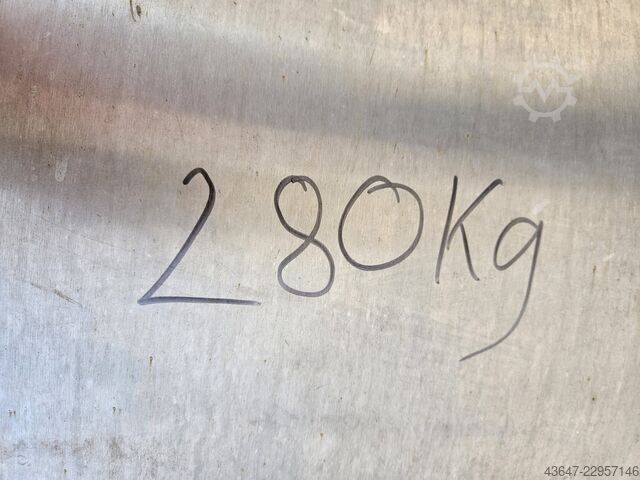 Zbiornik magazynowy 2500 l ze stali nierdzewnej  