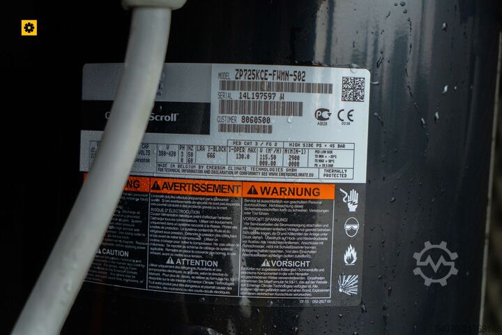Køler Used Industrial Chiller AERMEC - 634 kW | With warranty