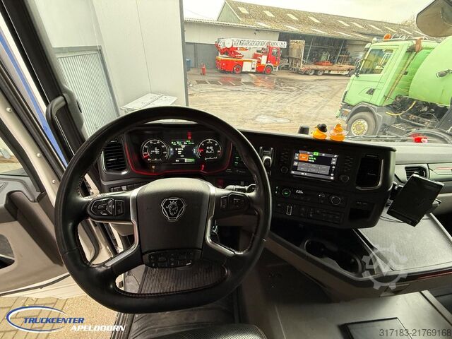 Kabinli şasi Scania R580 V8 NGS Retarder, 9000 kg Vooras, PTO, 6x2 ...