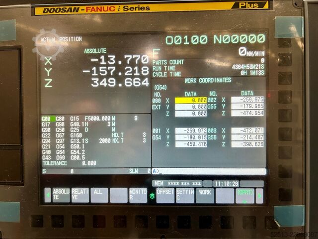 Vertikalni obradni centar DOOSAN T3600D