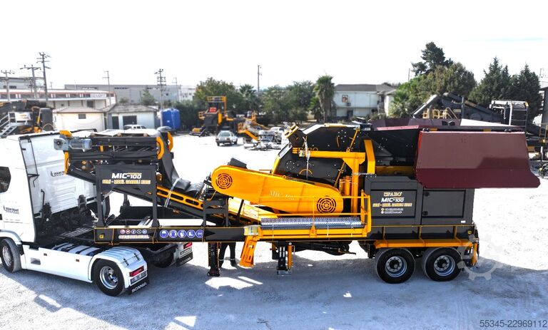 Unitate de concasare FABO Mobile Impact Crusher Mobile Impact Crusher MIC-100