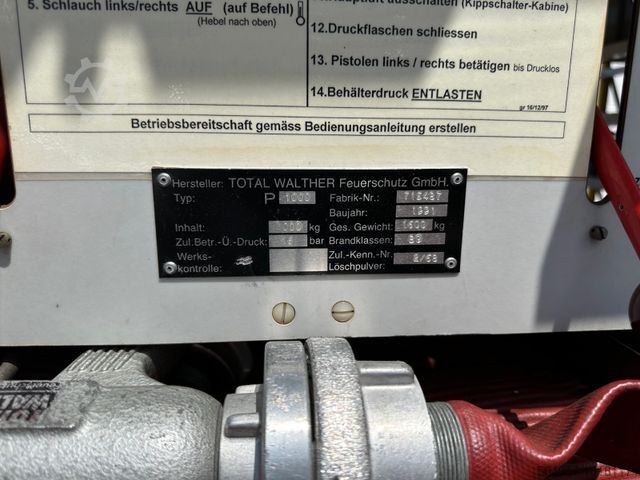 Speciale doeleinden vrachtwagen MERCEDES-BENZ 3238 SK Löschfahrzeug Rosenbauer ULF9000Mixmatik