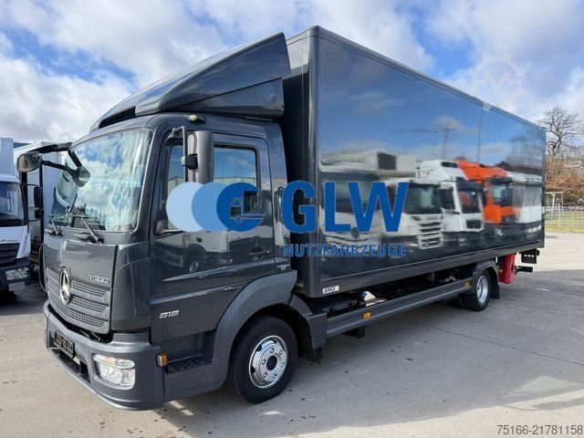 Dobozos furgon MERCEDES-BENZ ATEGO 818 L Koffer 7,20 m LBW 1 T*SEITENTÜR