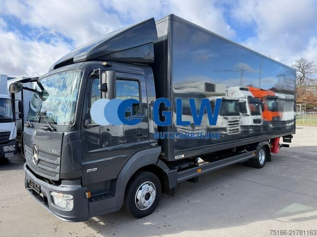 Dobozos furgon MERCEDES-BENZ ATEGO 818 L Koffer 7,20 m LBW 1 T*SEITENTÜR