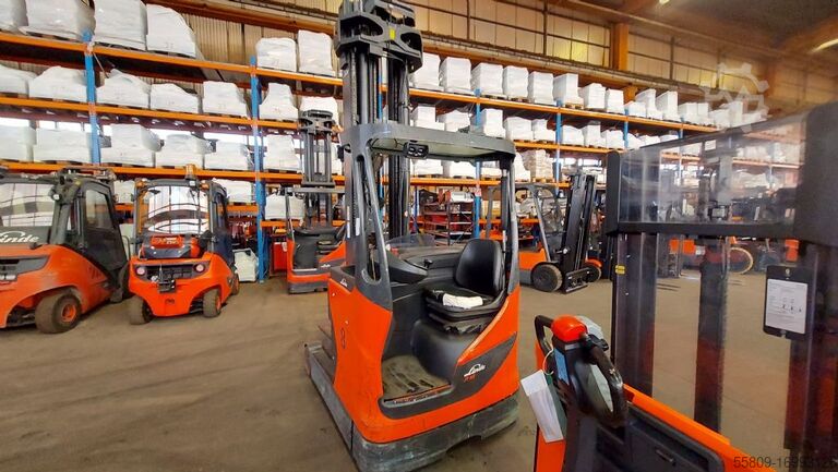 Tehergépkocsi Linde R16HD-01 // Höhenanzeige // Triplex // 8,3m Hubhöh