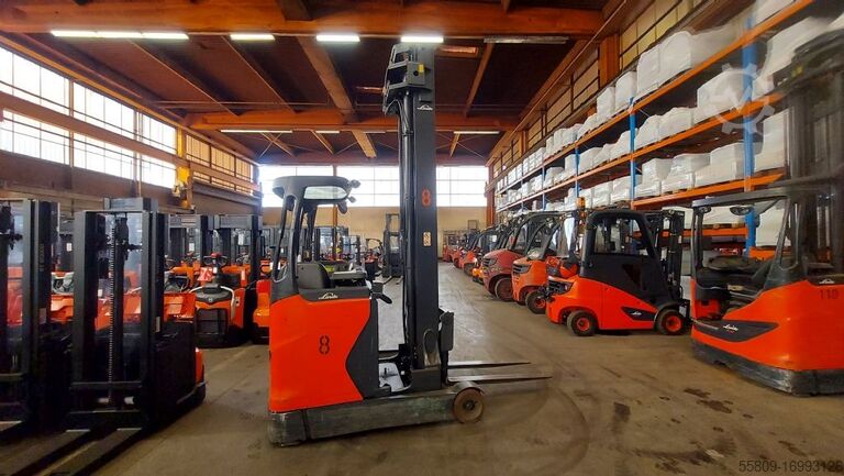 Reachtruck Linde R16HD-01 // Höhenanzeige // Triplex // 8,3m Hubhöh