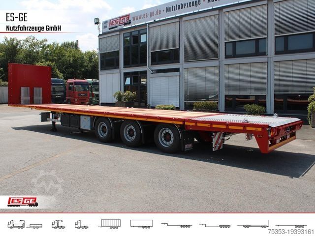 Semirremolque con plataforma de trabajo ES-GE 3-Achs Megatrailer, hydr. Heckabsenkung