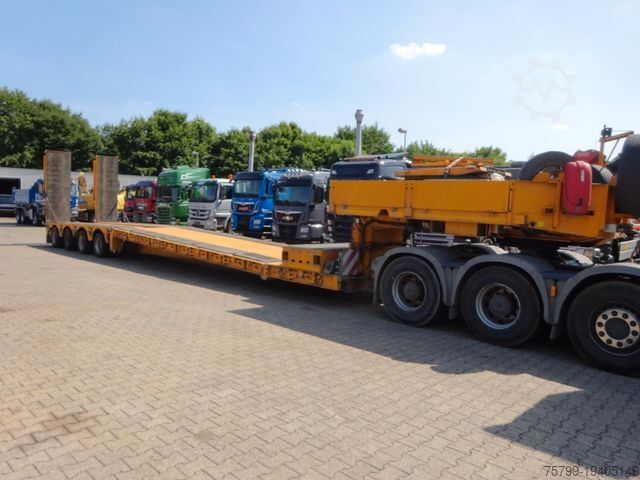 Dieplader oplegger FAYMONVILLE 4 Achser Tiefbett abnehmbarem S-Hals ausziehbar