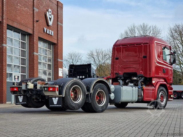 Chassi med hytt Scania R520 V8 6x2 Chassis - 4.50 WB - Euro 6 - Full air