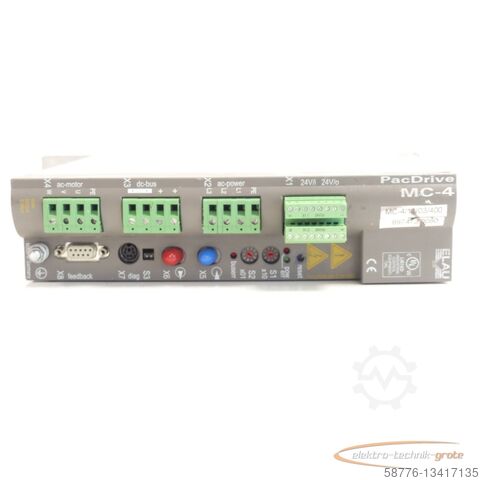 Component  Elau MC-4 / 11 / 03 / 400 PacDrive MC-4 SN:897473.0080 - mit 24 Monaten Gew.! -