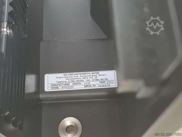 Malvern Instruments Multisizer APA2000 Partikelzähler Malvern Instruments APA2000