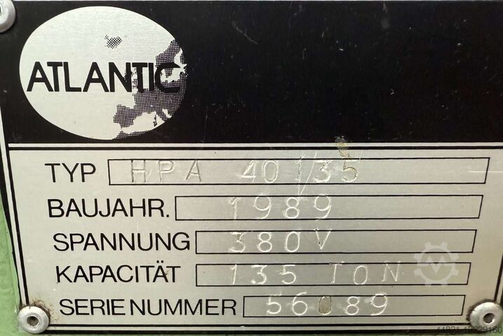 ABKANTPRESSE ATLANTIC HPA 135/40