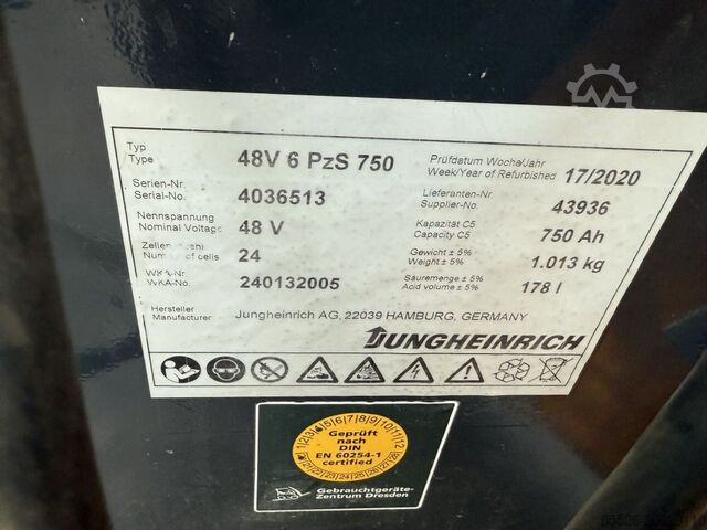 Electric 4-wheel forklift Jungheinrich EFG 316 / 4359 Std.