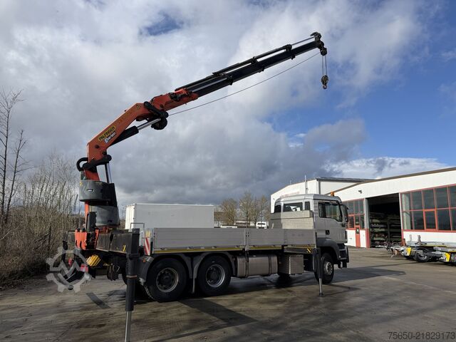 Autocarro con cassone fisso MAN Truck & Bus TGA08  TGS 26.440 6 x 4 BL mit Kran PK53002