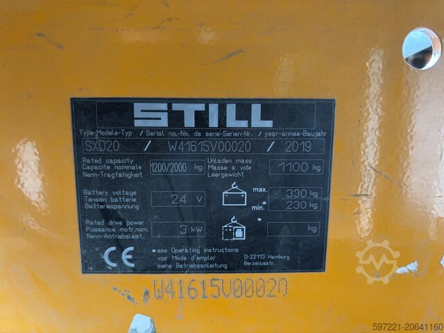 Palletstapelaars Still SXD20