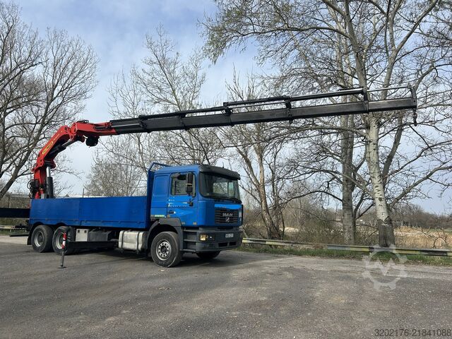 Kamyon üzerine monteli vinç MAN 33464 Palfinger PK 66000 E crane kran