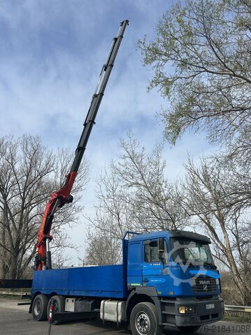 Kamyon üzerine monteli vinç MAN 33464 Palfinger PK 66000 E crane kran