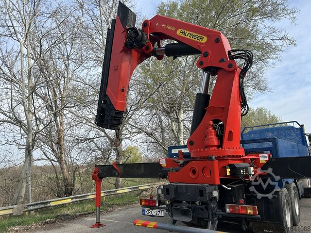 Kamyon üzerine monteli vinç MAN 33464 Palfinger PK 66000 E crane kran