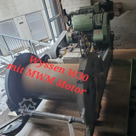 Vibrating screen, Wyssen, conveyor belts Sieb, Wyssen, Moser, Förderbänder, MWM diverse