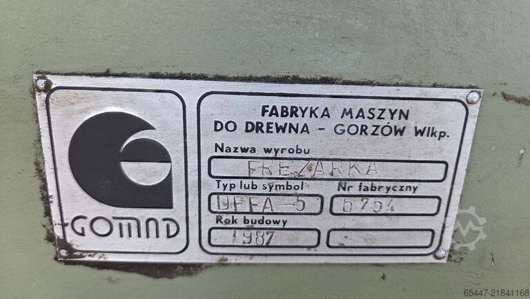 Fresa a mandrino inferiore Gomad DFDA-5 GOMAD dfda5