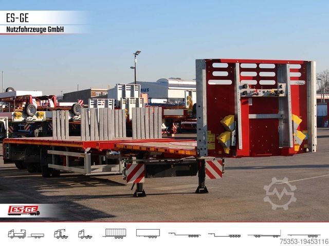 Remorque semi-plateforme de travail FAYMONVILLE Telemax Megatrailer - hydr. gelenkt