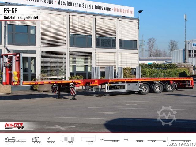 Arbejdsplatform sættevogn FAYMONVILLE Telemax Megatrailer - hydr. gelenkt