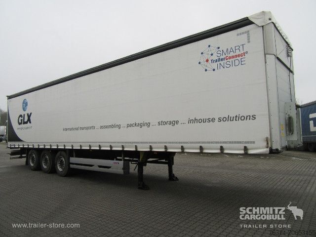 Open semitrailer with tarp Schmitz Cargobull Curtainsider Standard Getränke