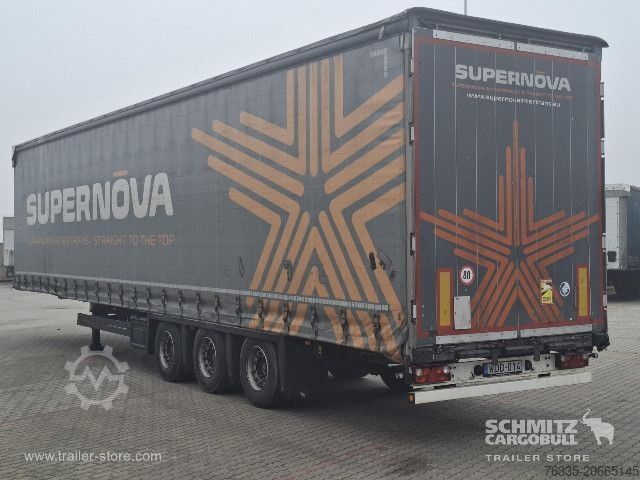 Open oplegger met zeil Schmitz Cargobull Curtainsider Mega