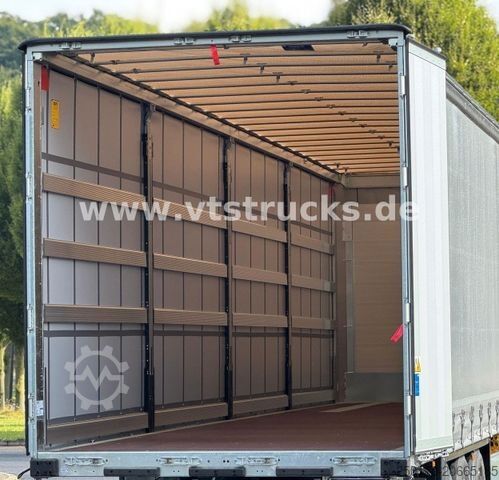 Open semitrailer with tarp SCHMITZ CARGOBULL SCB S3 Lift Achse Edscha Hubdach