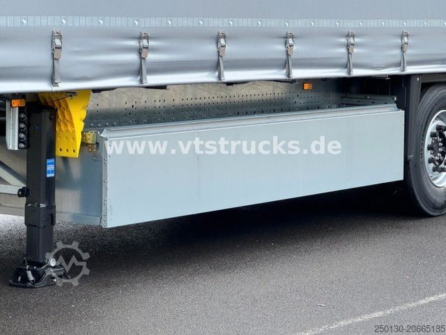 Öppen semitrailer med kapell SCHMITZ CARGOBULL SCB S3 Lift Achse Edscha Hubdach