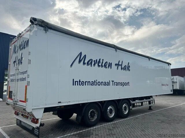 Μετακίνηση δαπέδου Knapen Trailers K100 K100 - 92m3 Liftachse 10mm Alcoa