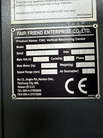 Machining centre Sanco SDL-7235