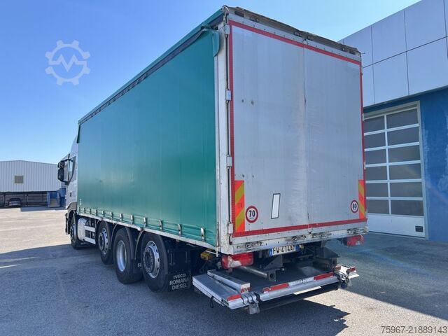 Autocarro con pianale e telone Iveco Stralis 480