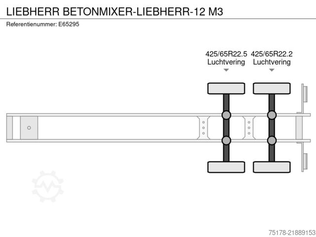 Blender LIEBHERR BETONMIXER-LIEBHERR-12 M3
