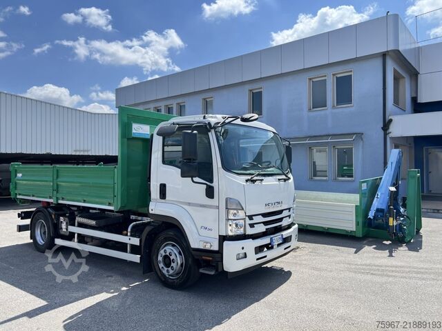 Kampós konténerszállító teherautó Isuzu F14 240