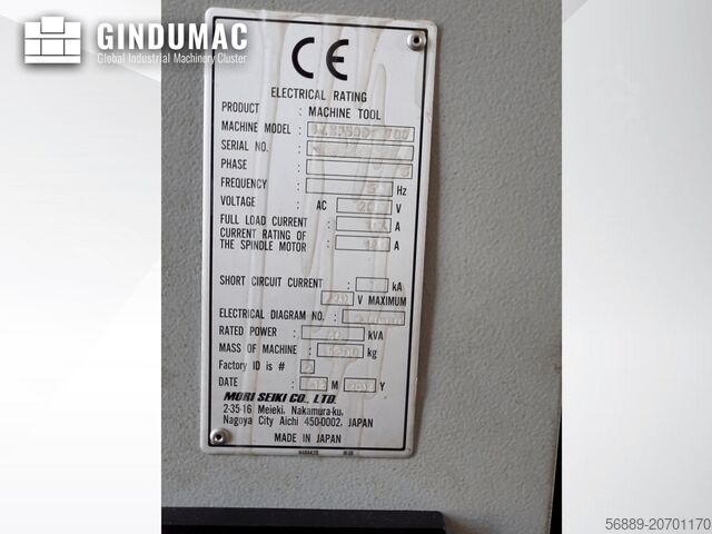Horisontell svarvmaskin DMG Mori Seiki NLX2500Y 700