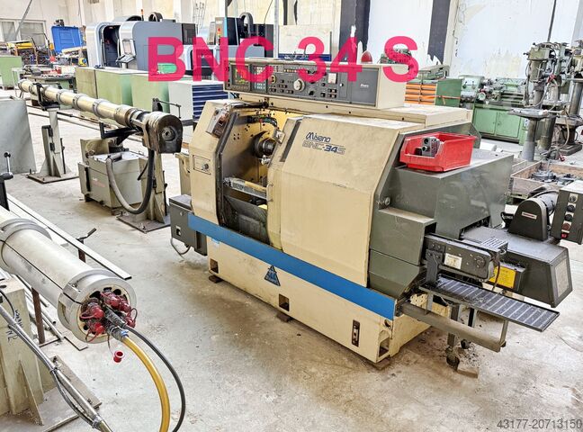 Strung CNC automat de strunjire cu încărcător de bare Miyano Citizen ( kein Traub Okuma DMG ) BNC 34-S Gegenspindel + JNC 45-T 2. Rev
