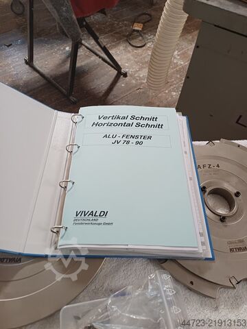 Fräsverktyg för trä-aluminiumfönster IV78/90 Vivaldi 
