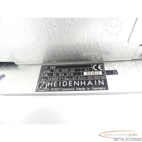 Component Heidenhain UV 140 ID 335 009-02 generalüberholt mit 3 Monaten Gewährleistung SN10106578 im Austausch (Exchange)