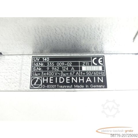 Component Heidenhain UV 140 Id. 335 009-02 SN:9962124A - generalüberholt mit 3 Monaten Gewährleistung-
