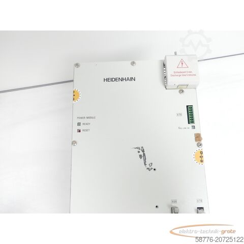 Componente Heidenhain Heidenhain UV 140 Versorgungseinheit ID 335 009-01 SN 8657728B - generalüberholt mit 3 Monaten Gewährleistung-