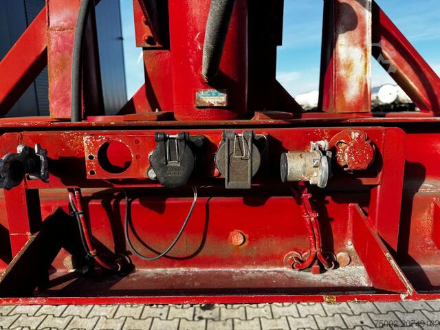 Containervervoer Van Hool 2 AXLE 20FT TIPPING-CHASSIS / TWIN-TIRES / BPW ...